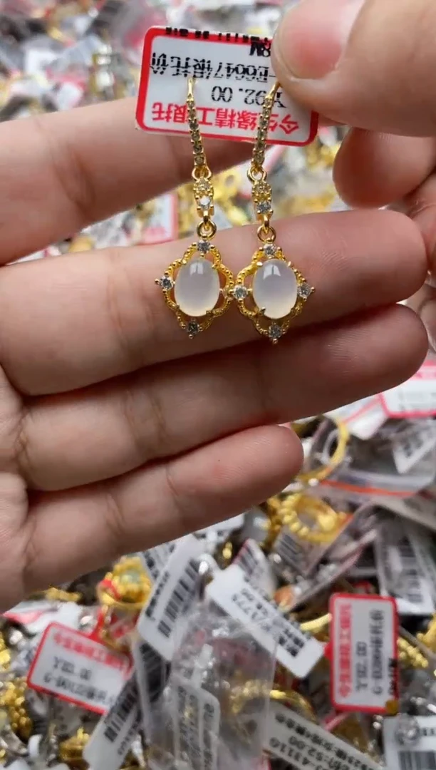 【闪购商品】翡翠戒指银S925镶嵌44444---8