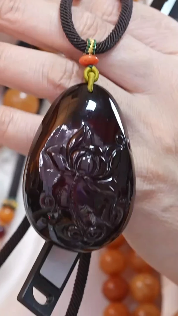 琥珀颈饰未镶嵌8141天然蜜蜡珠宝奇石云端妖孽全部保真