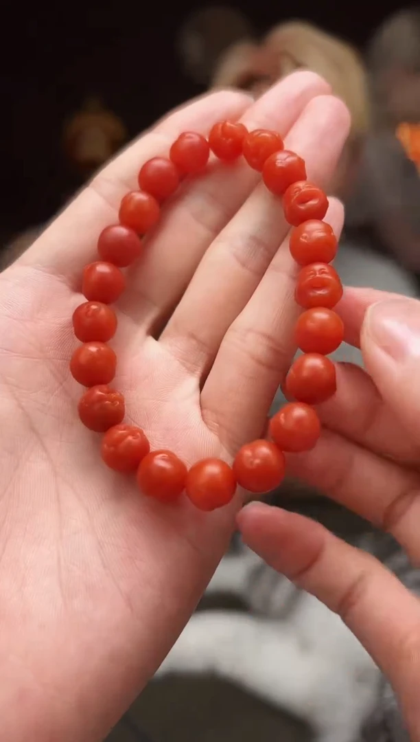 南红玛瑙未镶嵌把件xp87   手串
