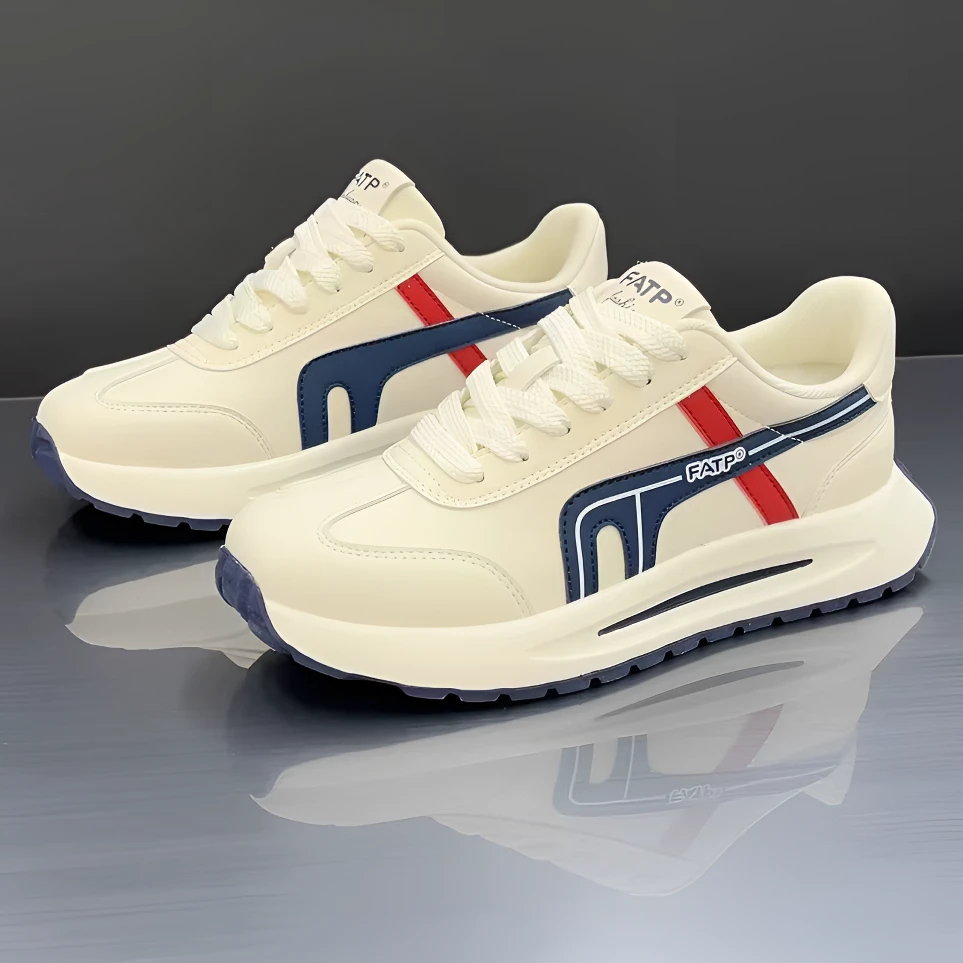 冬季新款男鞋休闲时尚板鞋男士百搭增高运动鞋厚底防滑百搭阿甘鞋