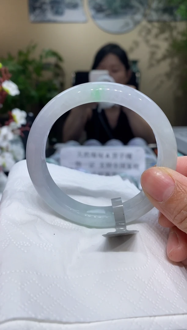 翡翠手镯未镶嵌翡翠55-56