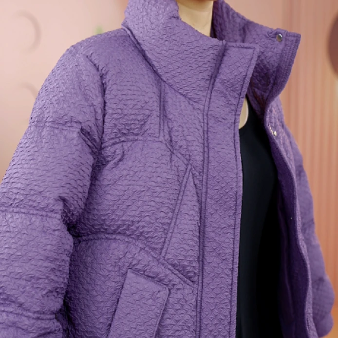 2024专柜正品冬季刺绣款显瘦时尚冬季外套ZF-R011