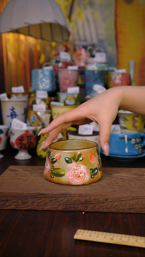 摆件泥垚手作 景德镇手工手绘器物
