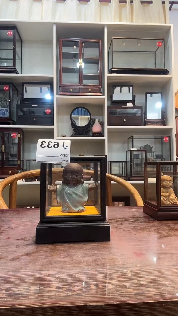 东非黑黄檀（紫光檀）木头款不****哒633玻璃罩