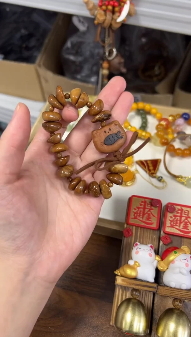 手串库克随行库克猫吃鱼设计款手链[0809]