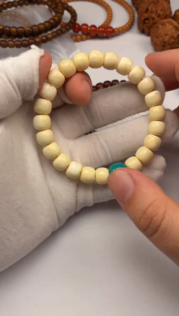 裸石蜜蜡未镶嵌蜜蜡单圈素串