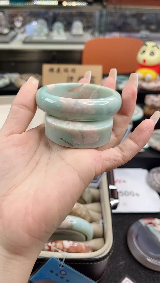 未镶嵌手镯石英质玉尘*丷圈口（赠品镯心）