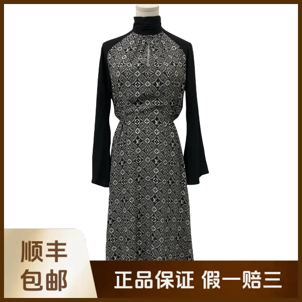 妃鱼/路易威登/真丝/连衣裙/95新/沐九19