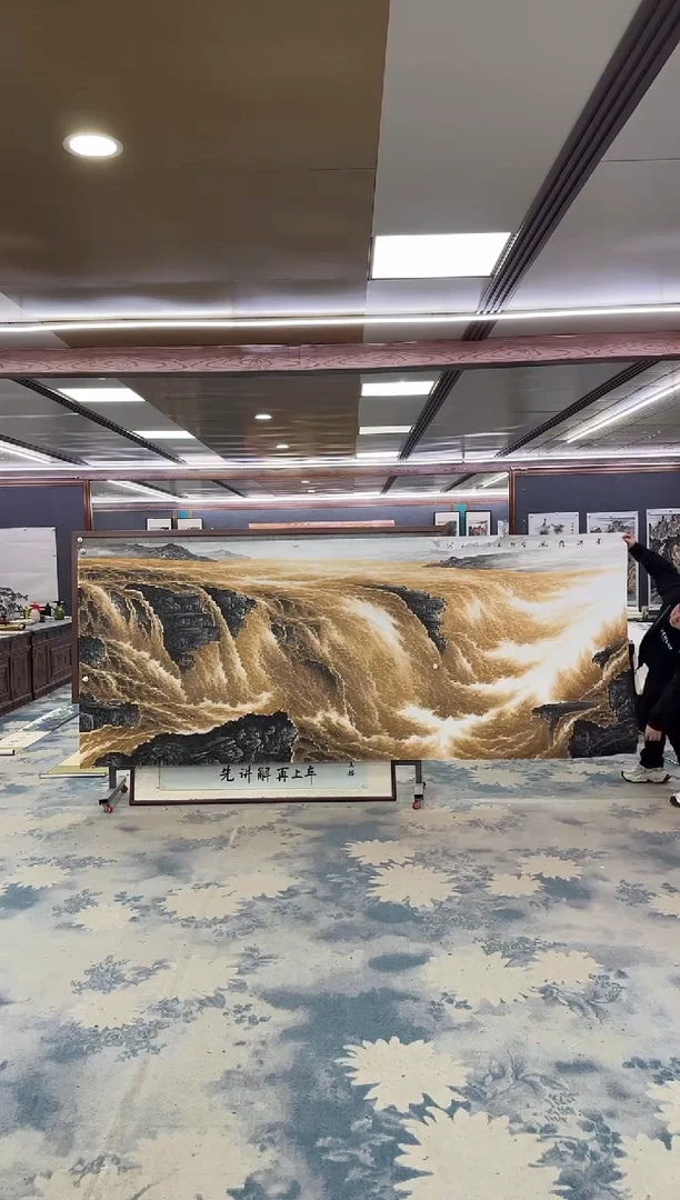 国画W-张伦玉-大丈二-山水国画