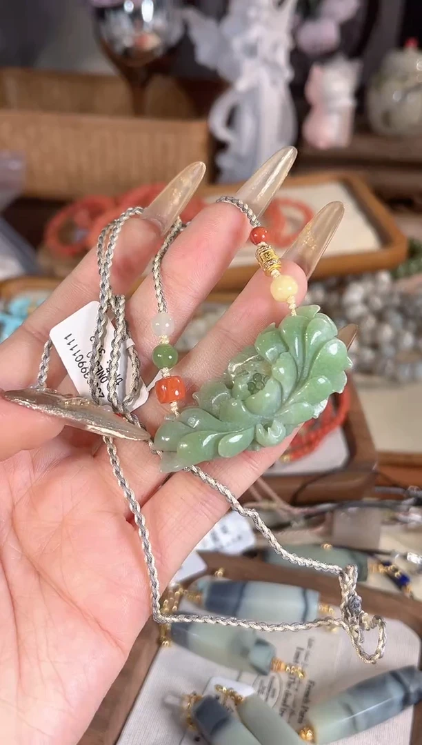 项链未镶嵌和田玉多样性发其一