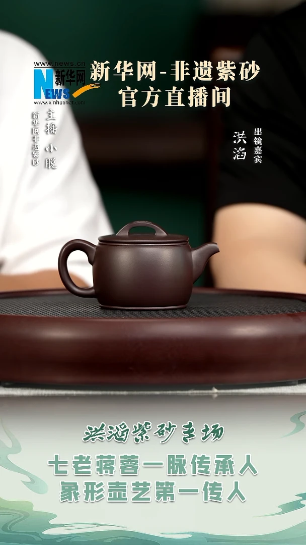 茶壶紫砂HT18 洪滔 汉瓦紫茄泥220c