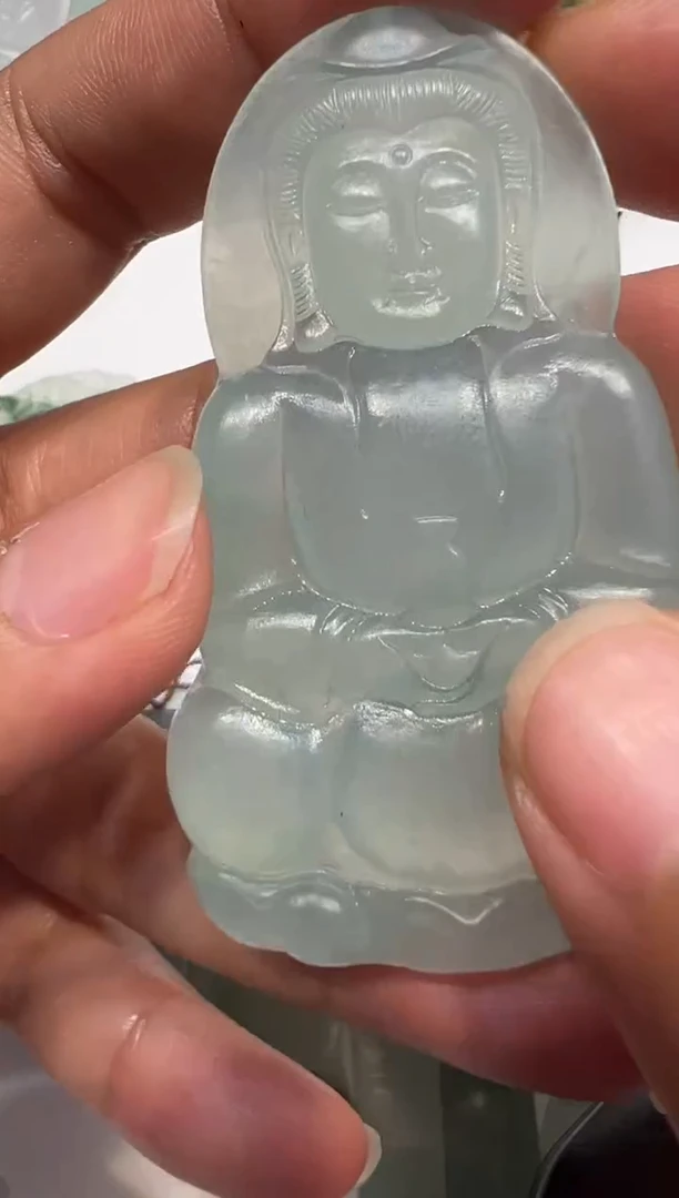 未镶嵌定制翡翠观音