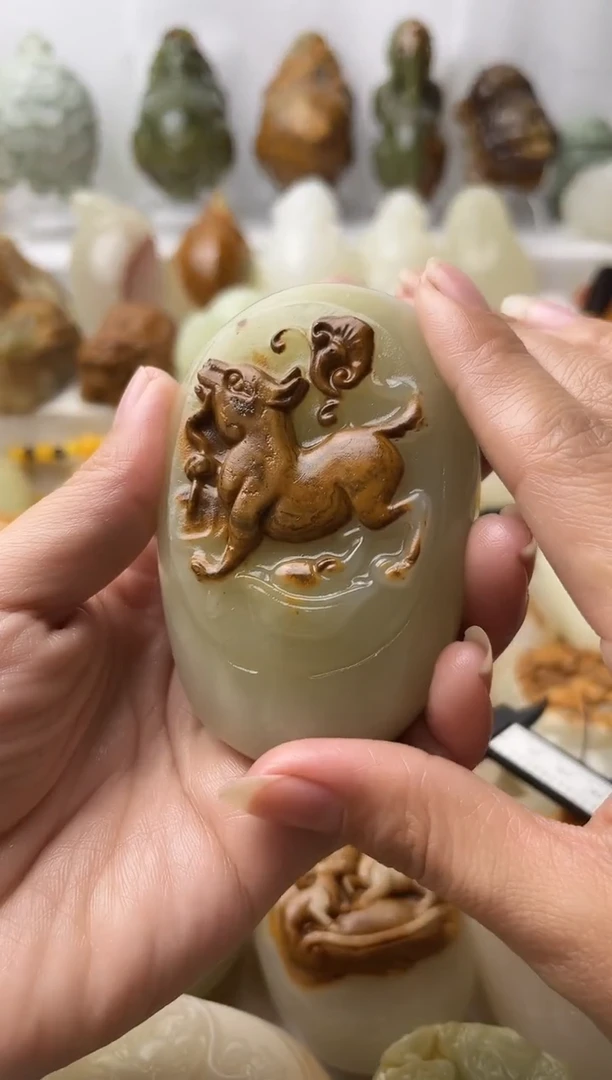 石材方解石棉纹正常不退换狗