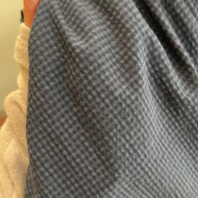 ARM 89%WV10%PL1%EA面料藏蓝色泡泡感布宽140CM305G/M 意大利直邮