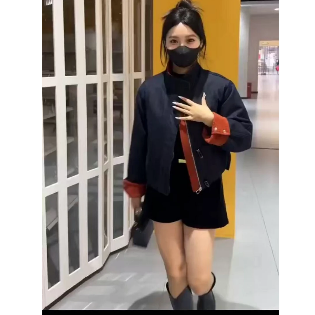 冬季新款时尚加厚保暖洋气减龄牛仔外套2445#