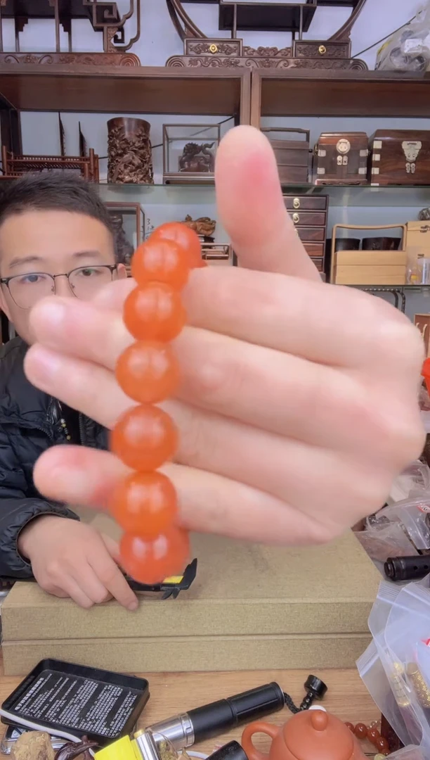 【闪购商品】乌木类书架260南川料1.4单圈手串