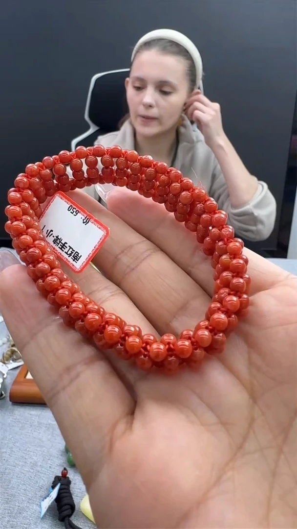 【闪购商品】南红玛瑙手链未镶嵌924秒拍号