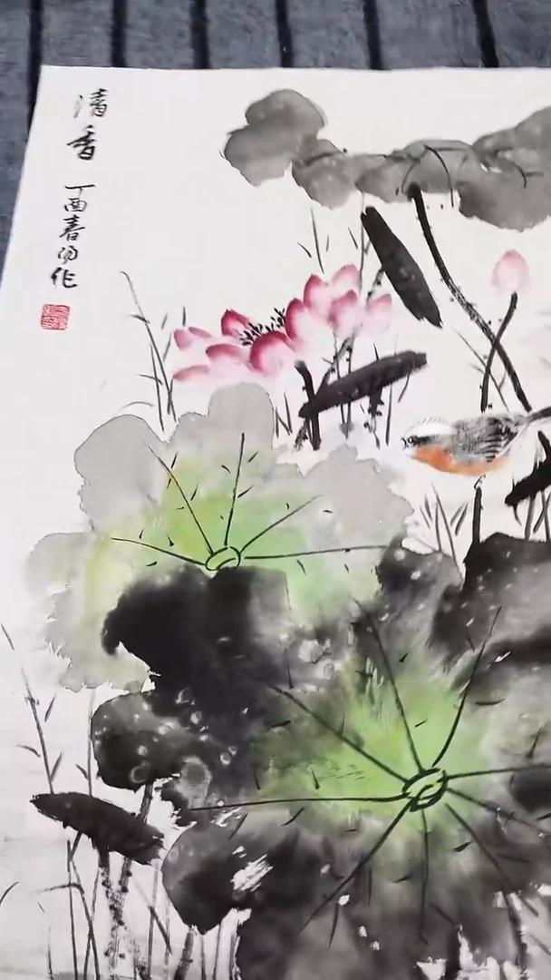 精品国画花鸟作品