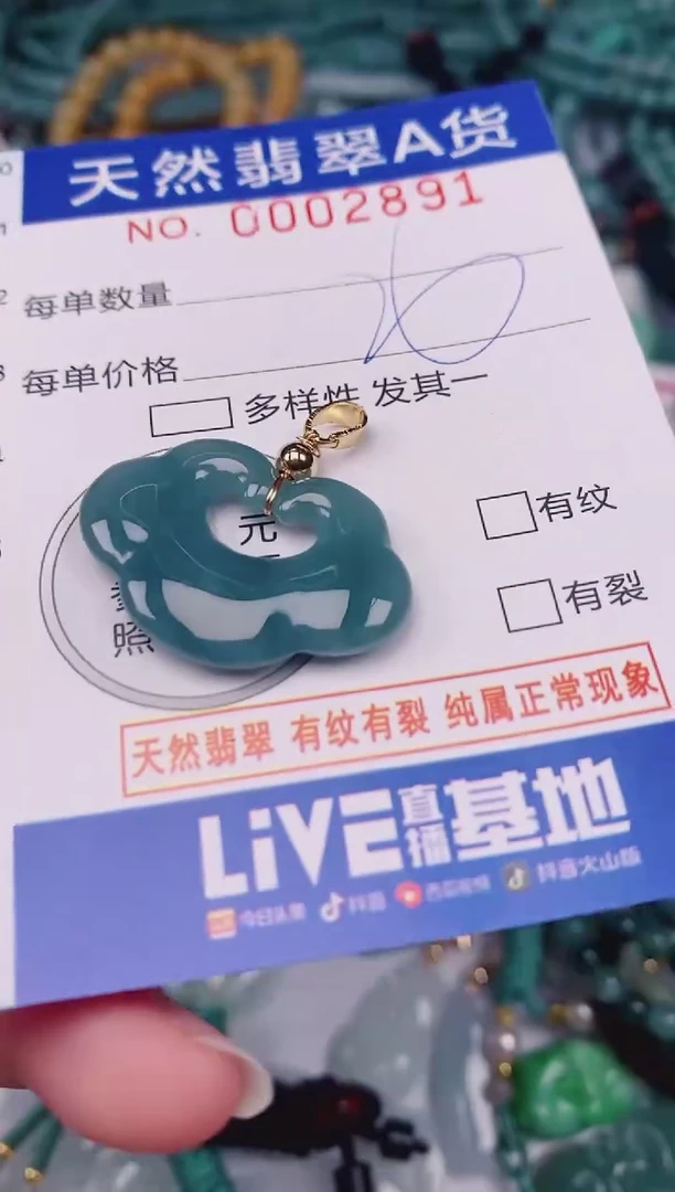 颈饰未镶嵌翡翠00002891