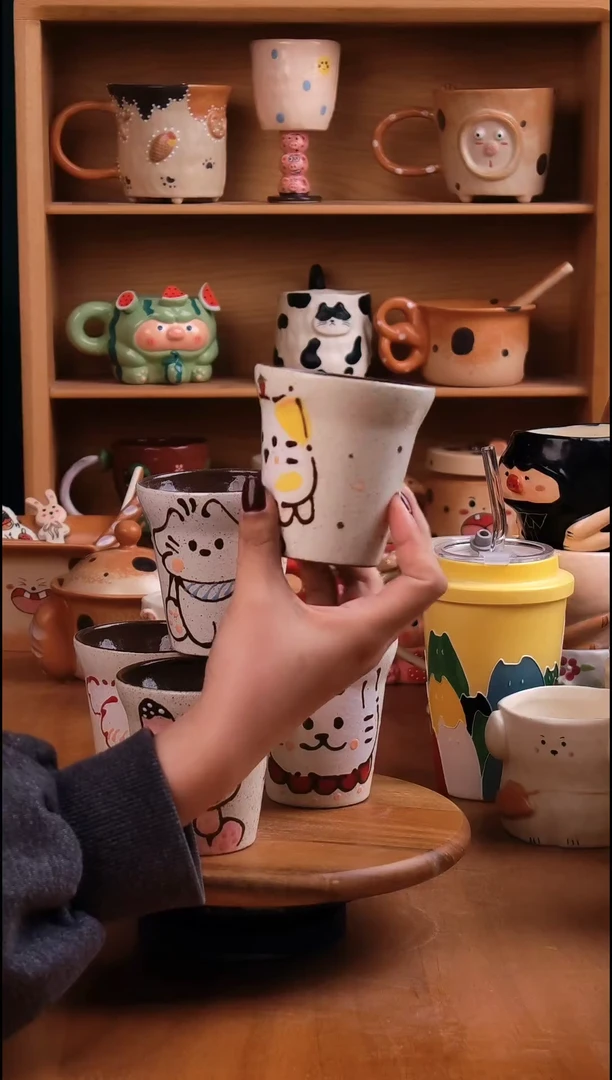 摆件陶景德镇原创手工陶瓷