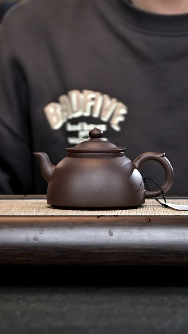 【闪购商品】紫砂茶壶AH5708 笠帽 底槽清