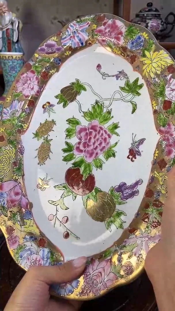 瓷片微瑕慎拍景德镇窑老厂瓷器单件