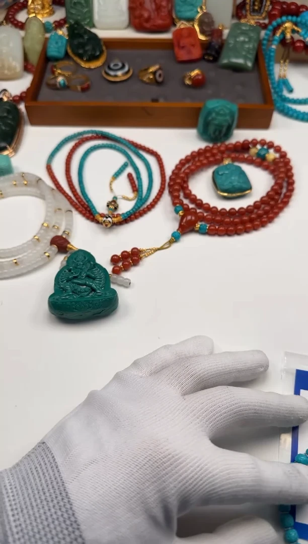 未镶嵌绿松石手串手串S****~手串手串