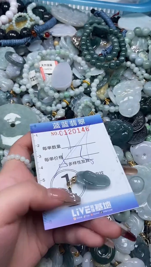 【闪购商品】翡翠颈饰未镶嵌闪购0120146多样性发其一