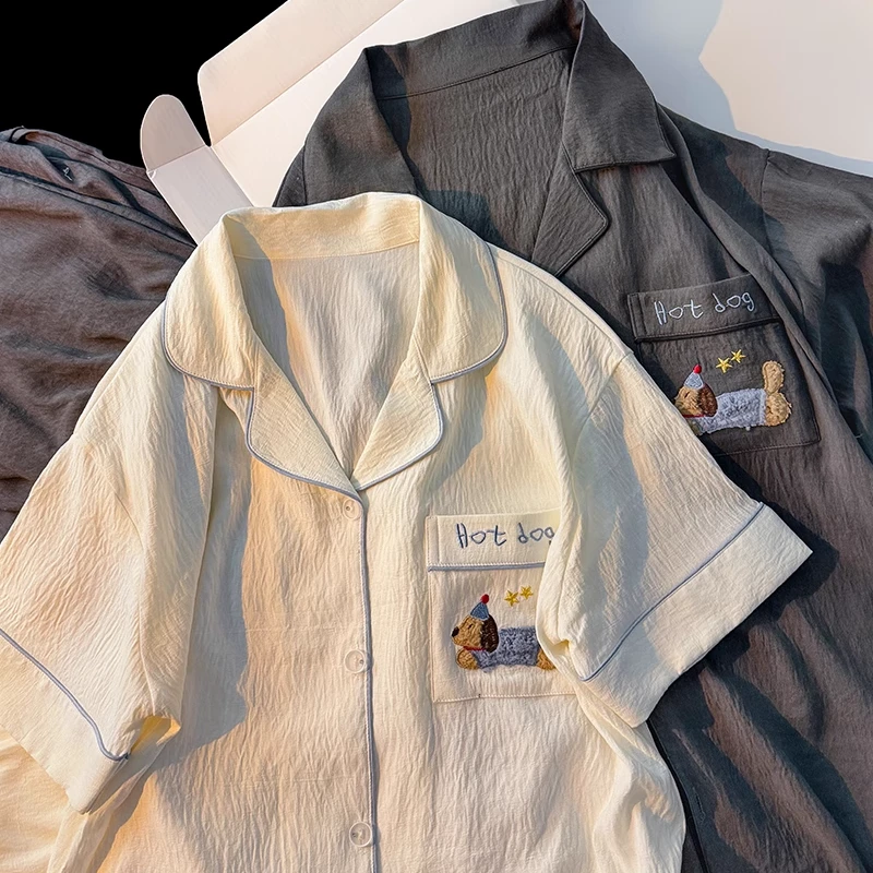 情侣云朵棉睡衣女秋款爆款2025新款长袖长裤男士女天季家居服套装