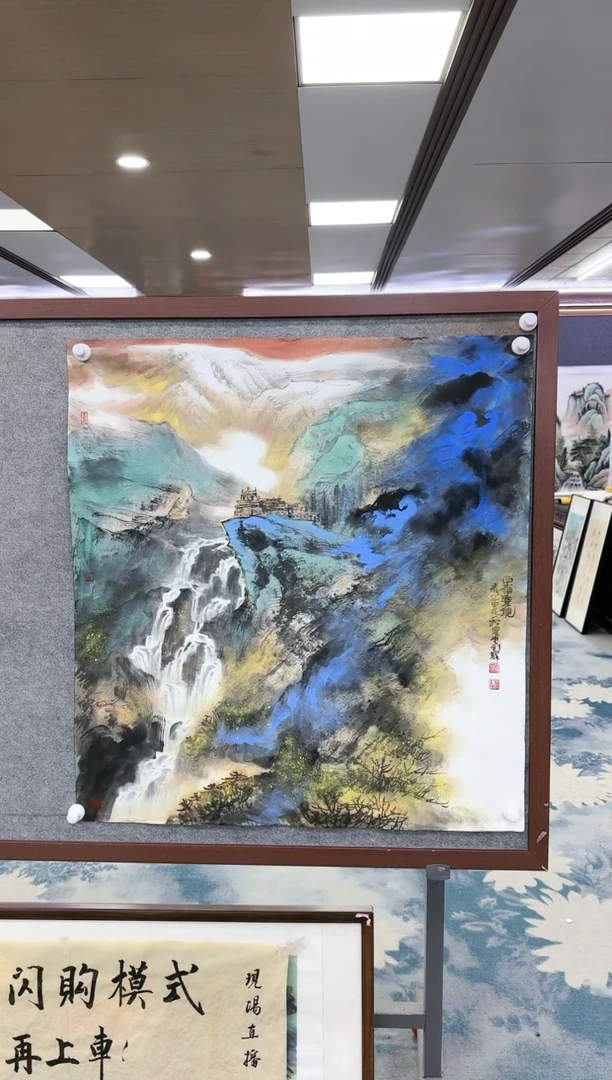 【闪购商品】绘画DC闫辉-斗方-山水国画