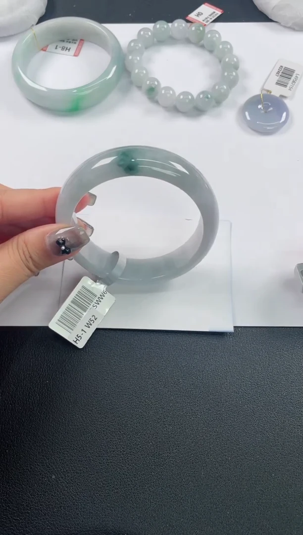 未镶嵌手镯翡翠基地发货H8999 59+