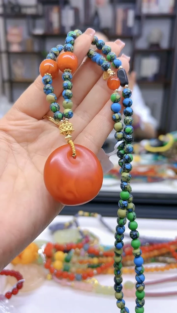 【闪购商品】蜜蜡毛衣链未镶嵌M12