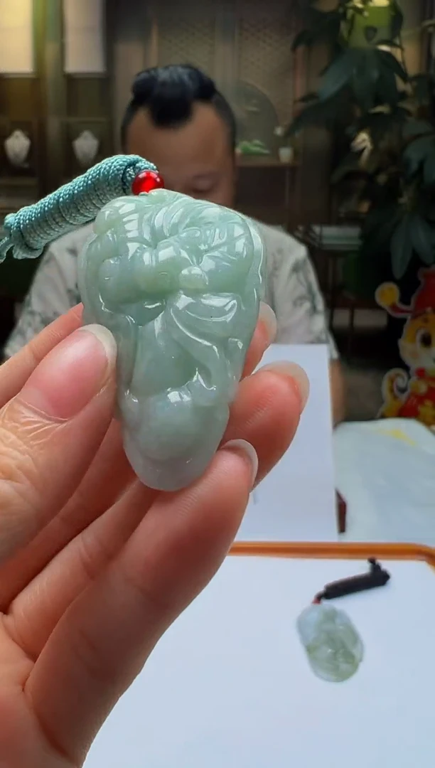 翡翠未镶嵌颈饰YY2025-6-16-5