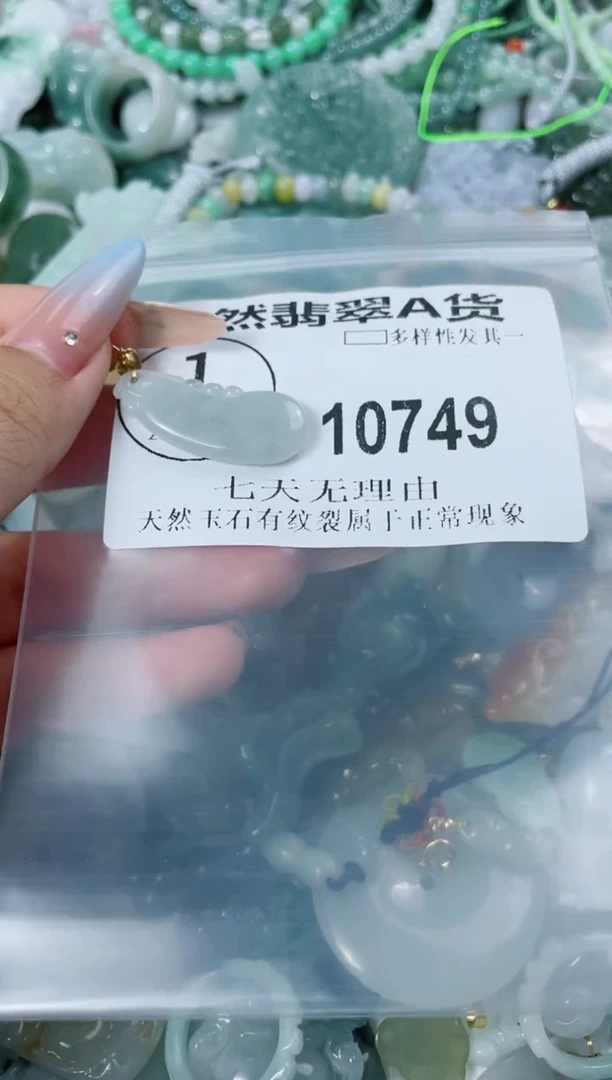 翡翠未镶嵌颈饰10749