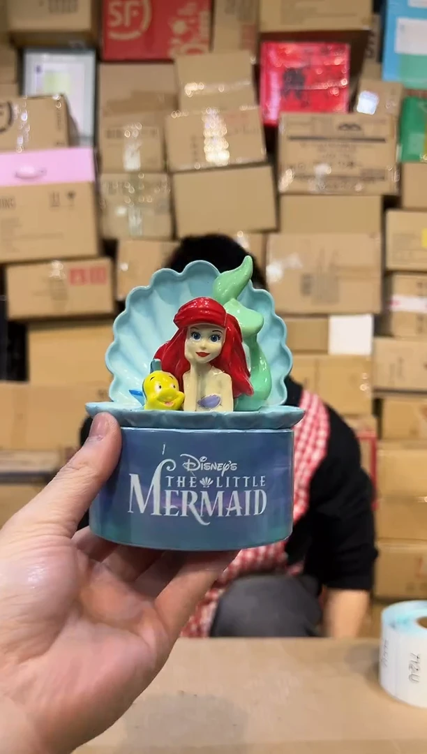 【闪购商品】杯陶瓷美人鱼首饰盒