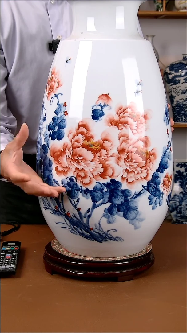 瓶景德镇手工手绘陶瓷摆件68