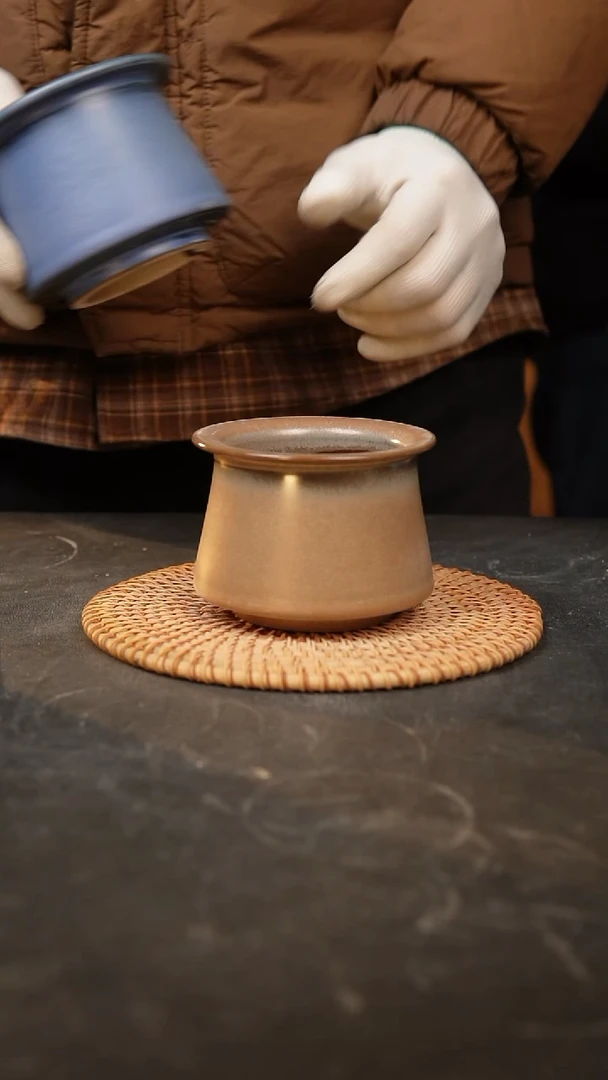 【闪购商品】瓷片泥泥手工花盆