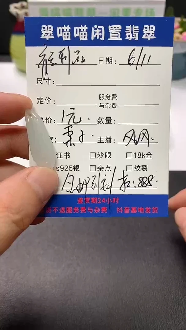 翡翠银S925镶嵌套链天然翡翠a货