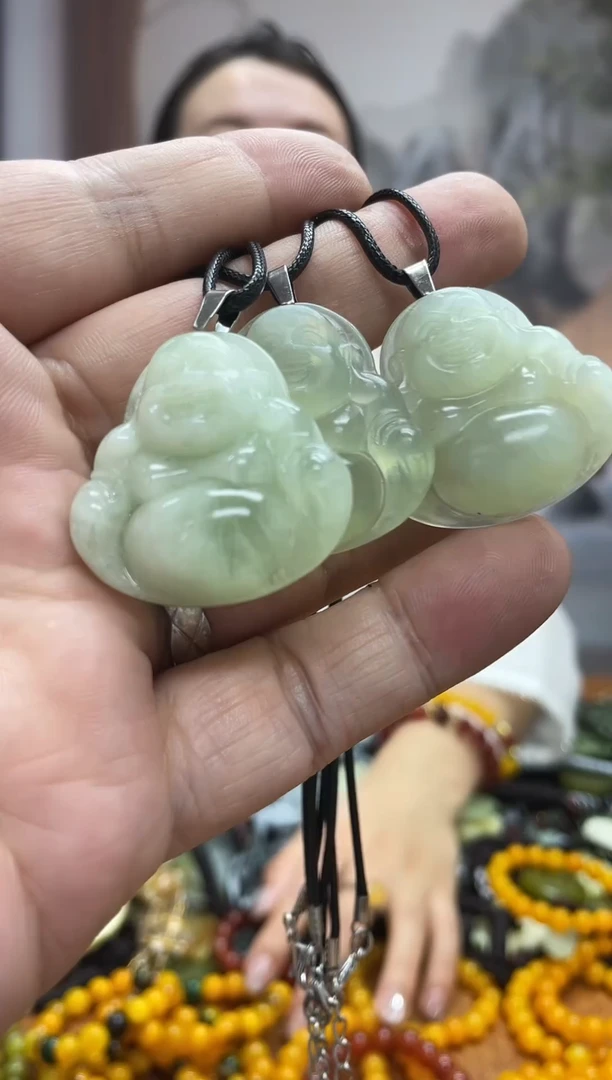 未镶嵌岫玉吊坠多样性发货拍一发一