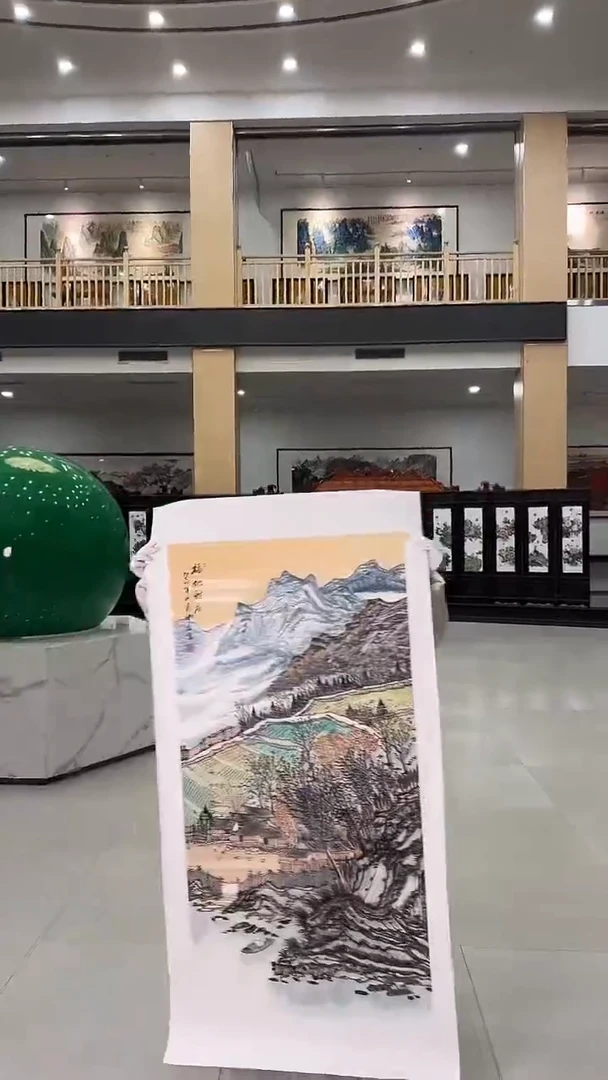 国画45国立书画艺术馆张继春老师作品