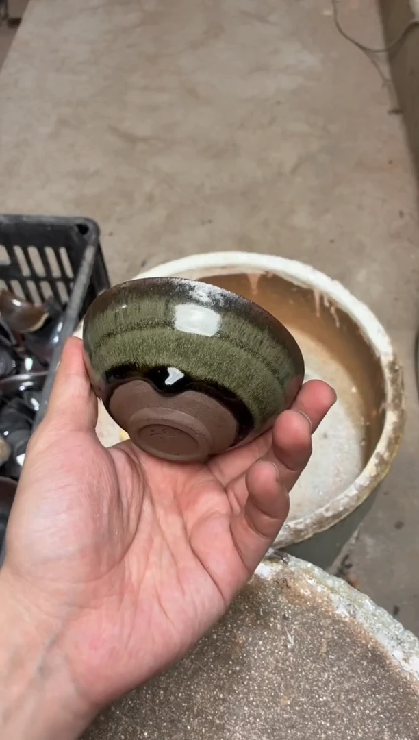 茶盏真柴烧建盏换点柴火