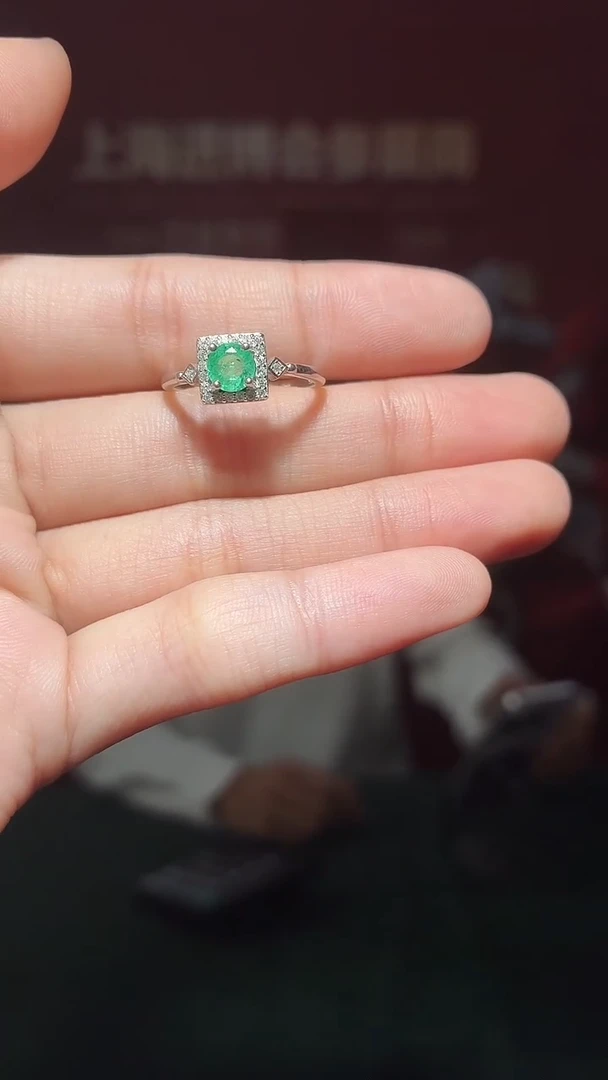 银S925镶嵌其他祖母绿（扎德严选）