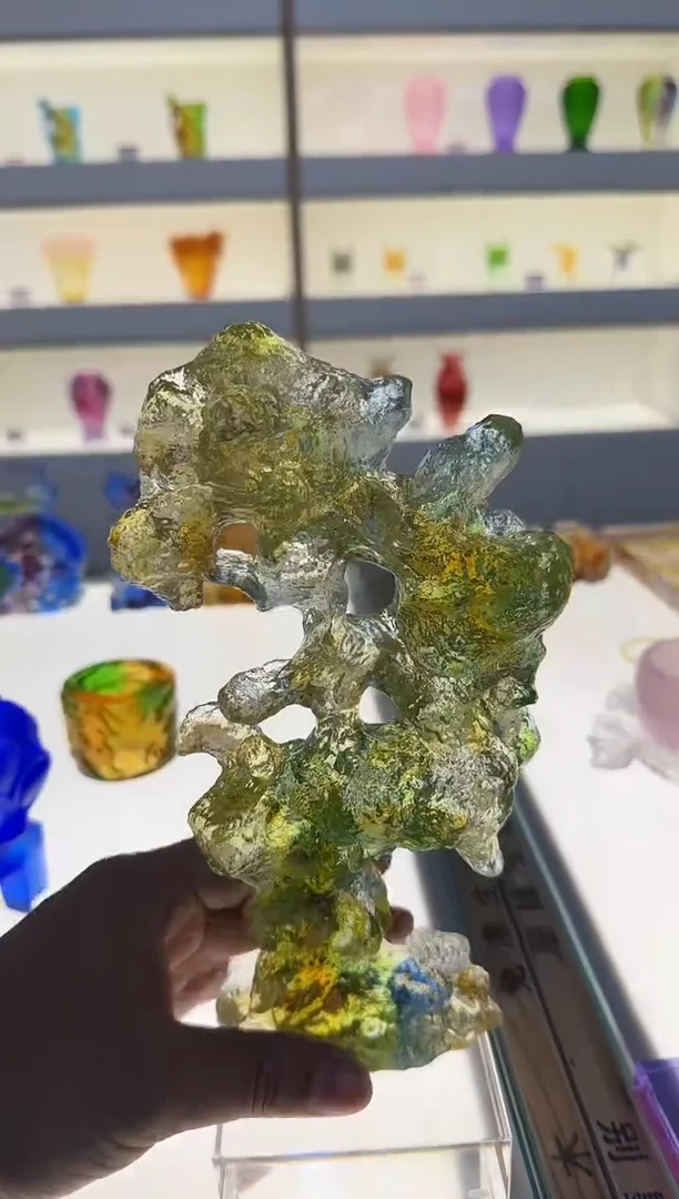 手工艺品琉璃太湖石