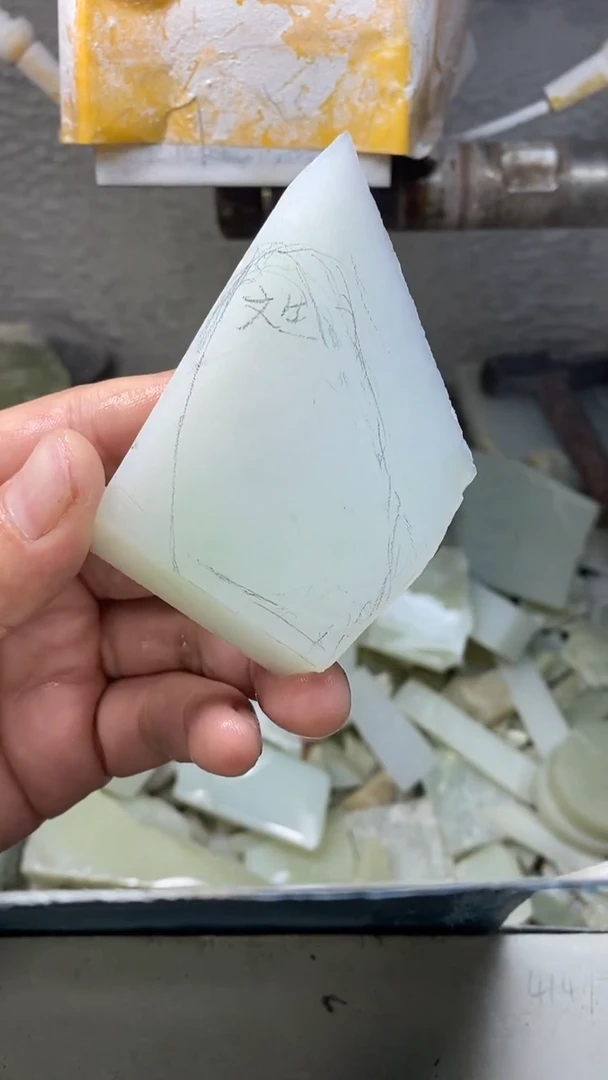 定制和田玉毛货抛光