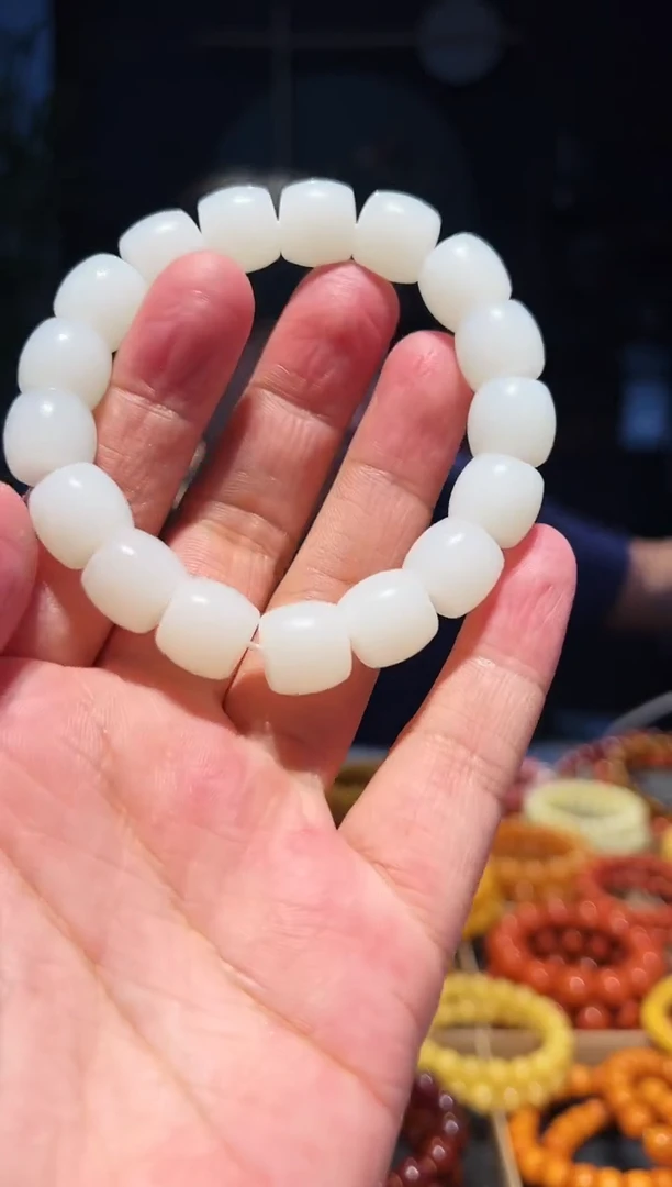 手链未镶嵌和田玉单圈-年糕