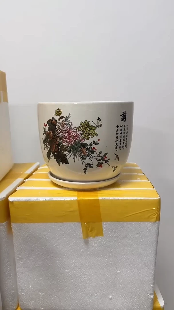 高温陶瓷花盆+E11