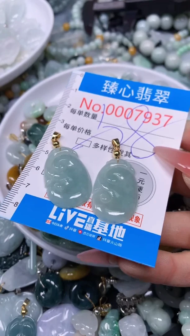 【闪购商品】翡翠颈饰未镶嵌含绳0007937