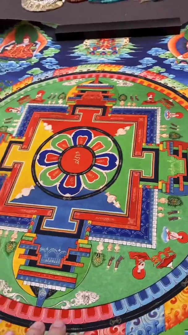 卷轴画王姬藏传非遗珍品