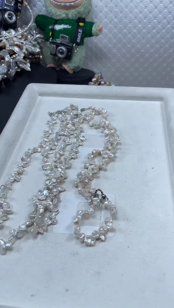 淡水珍珠未镶嵌项链【纯恬珍珠】（多样性发货发一）