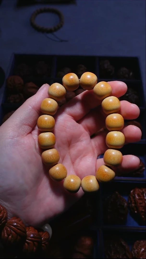 竹类手串/手链14.5左右留皮玉竹手串